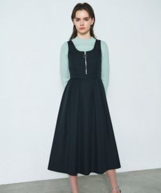 GRACE CONTINENTAL ツイルタックワンピース