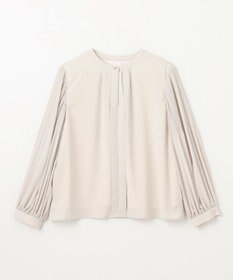 ANY 【洗濯機可/2WAY】プリーツスリーブブラウス