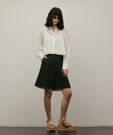 GRACE CONTINENTAL モチーフチュールパンツ