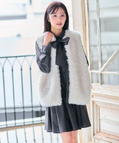 Feroux 【2WAY】リボンタイシャツ ワンピース