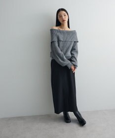 Green Parks オフショルダーニット