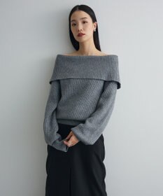 Green Parks オフショルダーニット