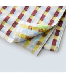 COQ 【SUPER ZERO】PLAID GEO チェックフェイスタオル