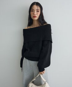 Green Parks オフショルダーニット