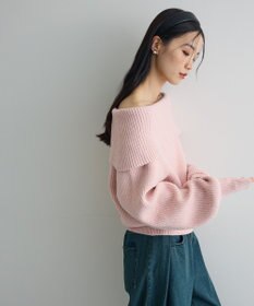 Green Parks オフショルダーニット