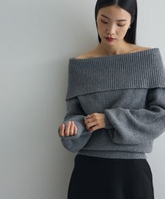 Green Parks オフショルダーニット