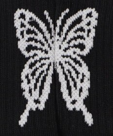 WEGO バックバタフライクルーソックス