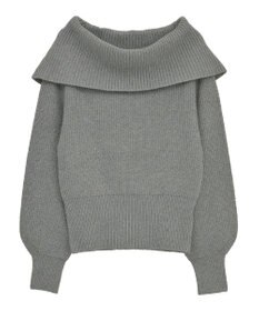 Green Parks オフショルダーニット