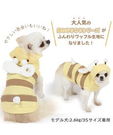 PET PARADISE 犬 服 蜂 パーカー 【小型犬】 ワッフル