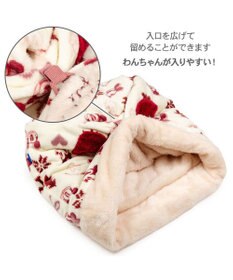 PET PARADISE ディズニー ミッキーマウス 筒型 寝袋 《ニット柄》Ｍ