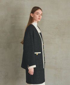 GRACE CONTINENTAL ツイードトリミングジャケット