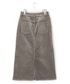 23区 S 【洗える】23区DENIM ベルベットストレッチ Aライン スカート