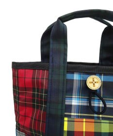 +RING 【ランチバッグ】傘生地を使用した撥水ミニトートバッグ XS CHK SR433