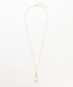 自由区 ツイストパールロング ネックレス