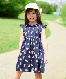 ANY KIDS 総柄 サマーワンピース