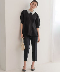 組曲 シュットクロステーパード パンツ