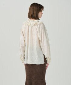 GRACE CONTINENTAL フリルカラーブラウス