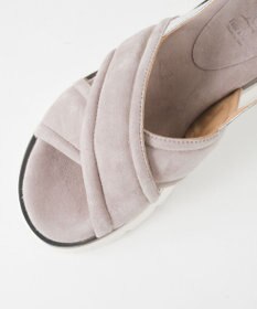 BONTRE 【LucaGrossi/ルカグロッシ】クロスストラップ厚底サンダル/H274S-USO