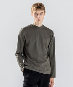 JOSEPH HOMME ハイゲージベアスムース　モックネック長袖Ｔシャツ