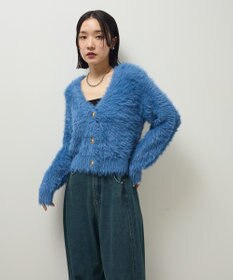 Green Parks ・Ｐｅｔｉｔ　Ｆｌｅｕｒ　シャギーニットカーディガン