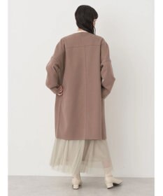 earth music&ecology 圧縮風ポンチコーディガン