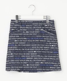 23区GOLF 【WOMEN】ロゴ総柄クールメッシュスカート