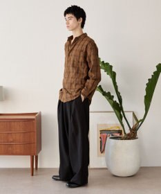 WEGO クリンクルチェックシャツ（LS）