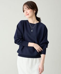 ANY スプリングカラーニットドルマンプルオーバー