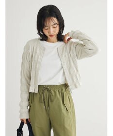 Green Parks ・ＡＮＤ　ＳＥＡＲＣＨ　ラメランダムリブカーディガン