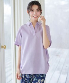 Tiaclasse リネンミックススキッパーシャツ