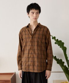 WEGO クリンクルチェックシャツ（LS）