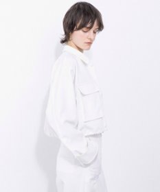 NAVE 【Nave・セットアップ可/洗える/撥水】スパンツイル ショートジャケット
