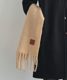 earth music&ecology ワンポイントビッグマフラー