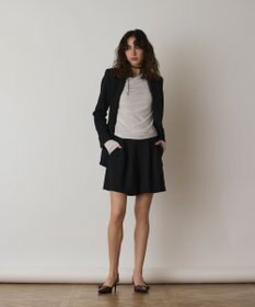 GRACE CONTINENTAL リネンライクダブルジャケット