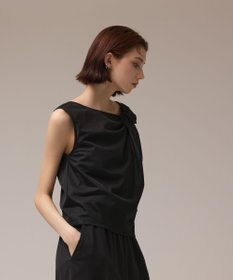 GRACE CONTINENTAL オーガンドレープトップ