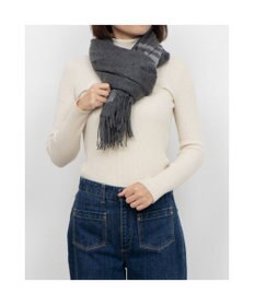 UNBILLION カシュネ cache nez / カシミヤボーダーストール