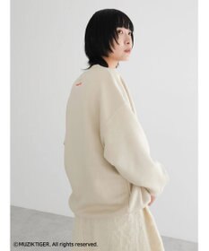 Green Parks ムジークタイガー／裏起毛プリントプルオーバー