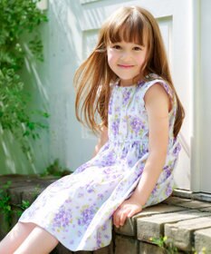 ANY KIDS 総柄 サマーワンピース