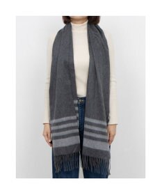 UNBILLION カシュネ cache nez / カシミヤボーダーストール