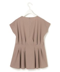 ICB L 【WEB限定・洗える】綿エステル天竺 へプラムカットソー