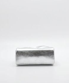 blancle メタリックレザー ハーフサークルショルダー