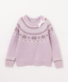 ANY KIDS ノルディック柄 ニット