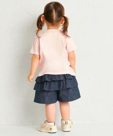 MIKI HOUSE HOT BISCUITS 【70-120cm】【Everyday Series】ワンポイント 半袖Tシャツ