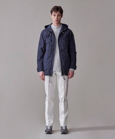 J.PRESS MEN 洗練されたデザインと機能性【ストレッチ】トリコチン ステムテーパード パンツ