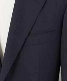 GOTAIRIKU 【御幸毛織】 WOOL×SOLOTEX ストレッチスーツ（平織/ネイビー）