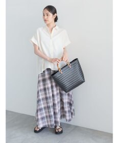 Te chichi チェックギャザースカート