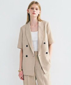 uncrave ウォッシャブルドライサップ ハーフスリーブジャケット