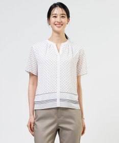 J.PRESS LADIES L パネルプリント スキッパー カットソー