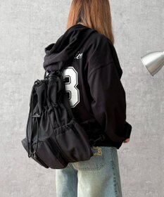 WEGO 2ポケットドロストナップサック