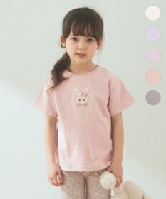 ANY KIDS オーガビッツアニマルサガラ刺繍Ｔシャツ